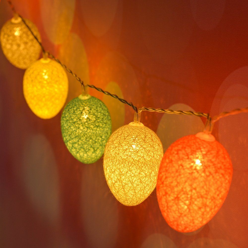 Easter Egg 3m 20 Led Fairy String Lights Battery Power Party Easter Egg 3m 20 Led Fairy String Lights Battery Power Party Holiday New Year Indoor Outdoor Decoration Dimmable Strip Car