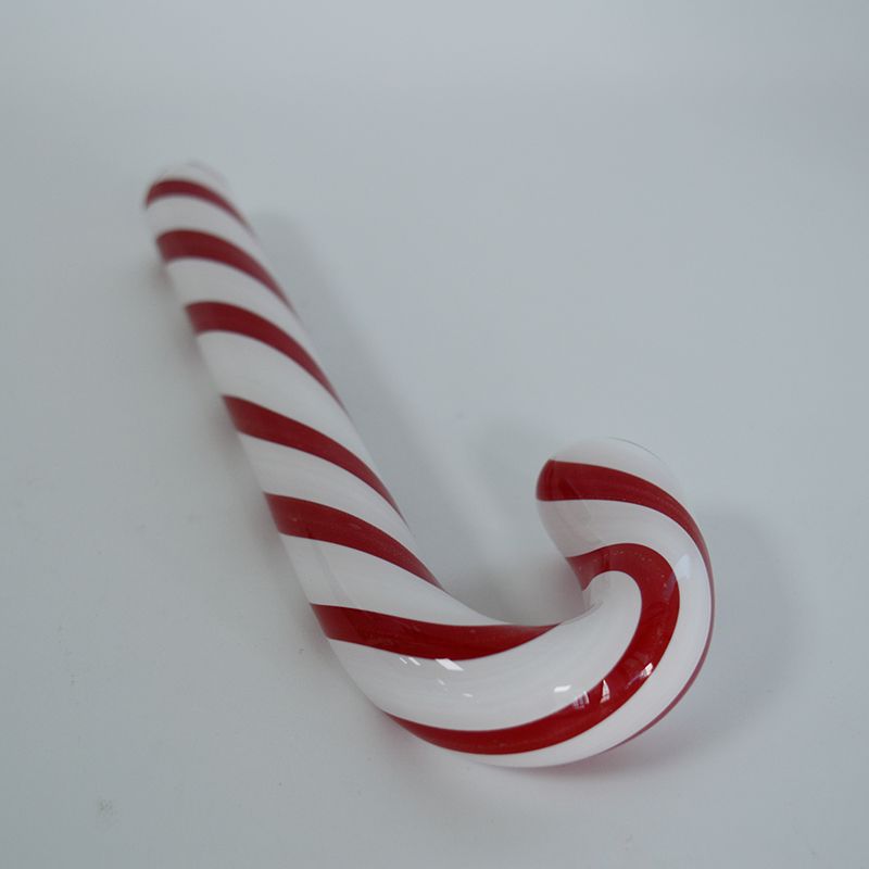 2020 Candy Cane Glass Smoking Pipe 6.9 Inch Tall Glass Pipes Tobacco