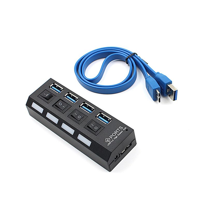 купить оптом 5 гбит с 4 порта Mini Usb 30 Hub с Separete