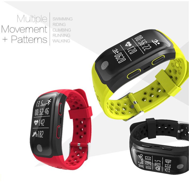 S908 GPS Smart Bracelet IP68 Waterproof SmartbandHeart Rate Monitor Fitness Tracker Sport