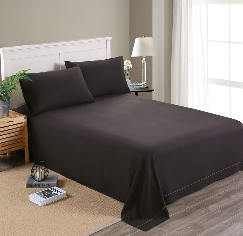 Mecerock Solid Color Sanding Bedding Set Flat Sheet And Pillowcase Mecerock Solid Color Sanding Bedding Set Flat Sheet And Pillowcase Factory Hot Bed Linens Twin Xl Full Queen King Size Jacquard