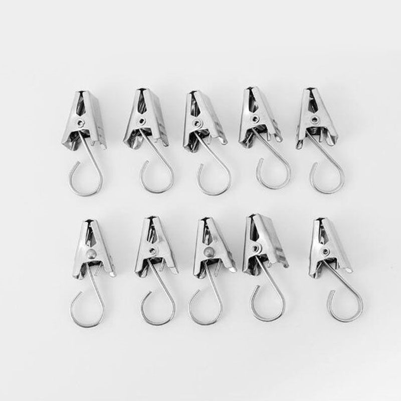 Acheter Pinces A Crochets Pour Tringle A Rideaux Fenetre Anneaux De Douche Pinces Pinces A Rideaux Accessoires Pour Rideaux Pince A Draperies En Acier Inoxydable Za5944 De 0 1 Du Perfumeliang