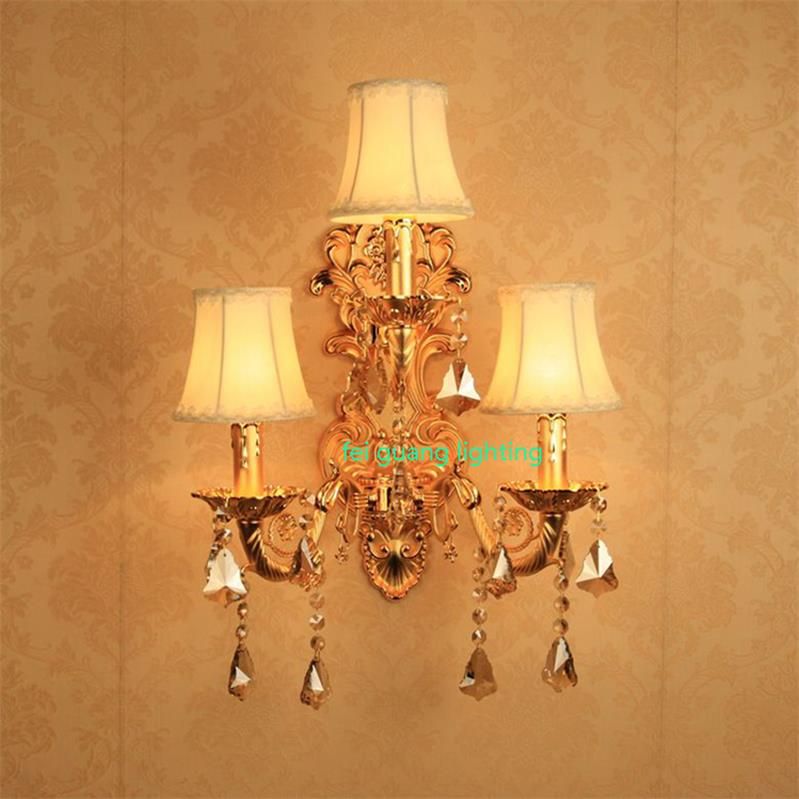 2020 Modern Crystal Wall Sconce Gold Wall Lights Sconces Gold Modern