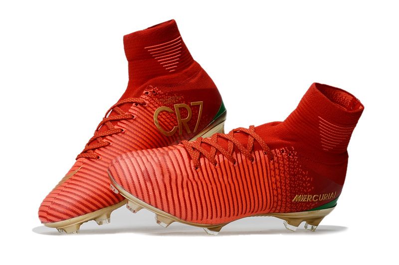 Compre Botas De Fútbol Más Vendidas Rojo Oro CR7 Zapatos De Fútbol Para  Niños Originales Mercurial Superfly V FG / TF SX Neymar Jr Para Mujer A  54,84 € Del Sports_market | Es.Dhgate.Com
