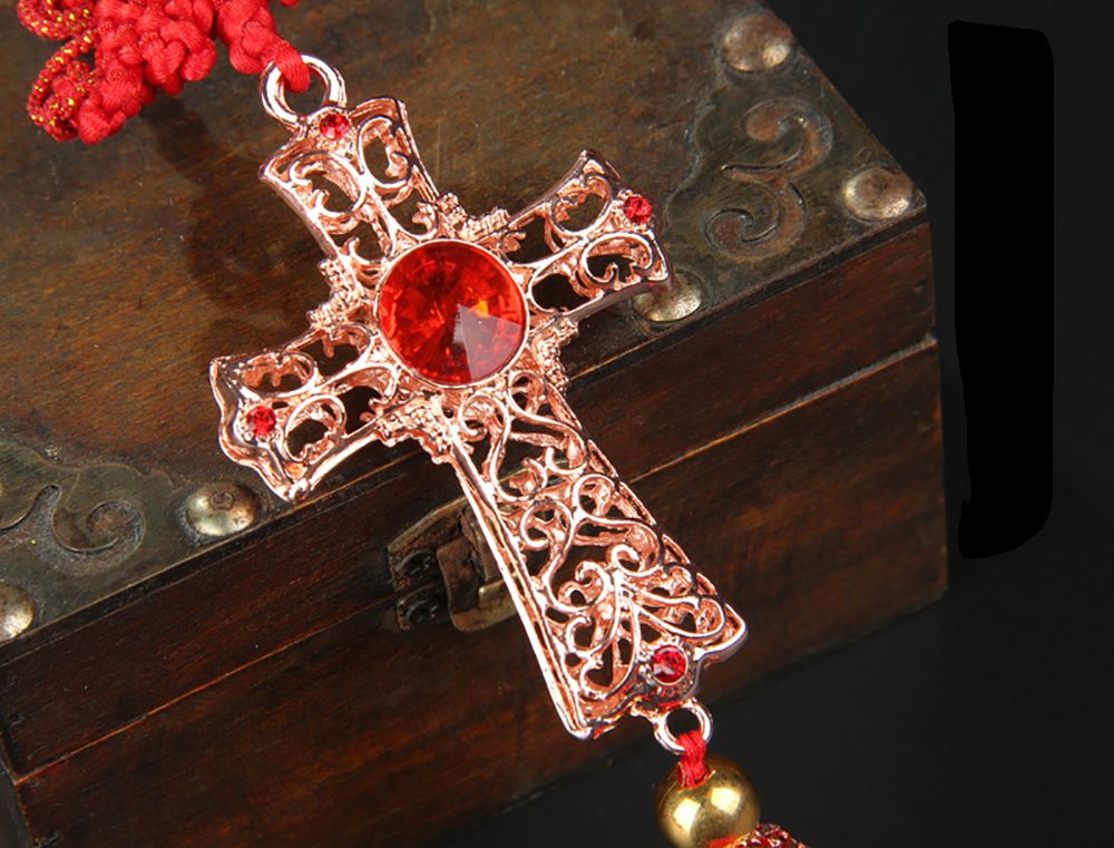 Car Pendant Cross Decoration Automotive Hanging Ornament Alloy