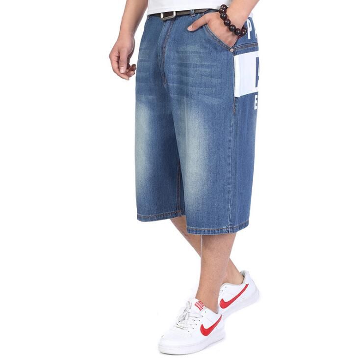 pantaloncini jeans uomo larghi