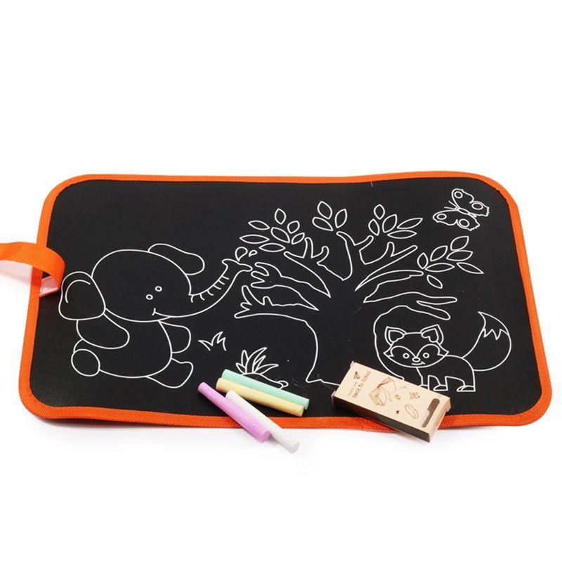 Chalk Drawing Book Soft Black Board Pad Coloring Book Early ... Chalk Drawing Book Soft Black Board Pad Coloring Book Early ...
