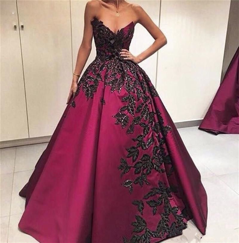 rose and black dress