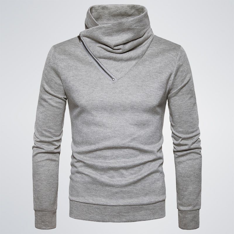 moletom com capuzs with turtleneck