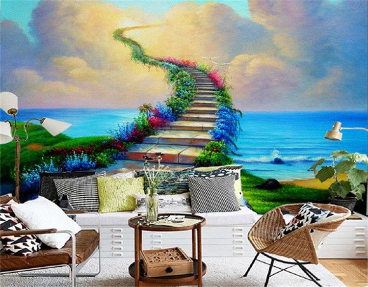 Custom Wallpapers Modern Art Paintings Mural Wallpapers 3d Living Room