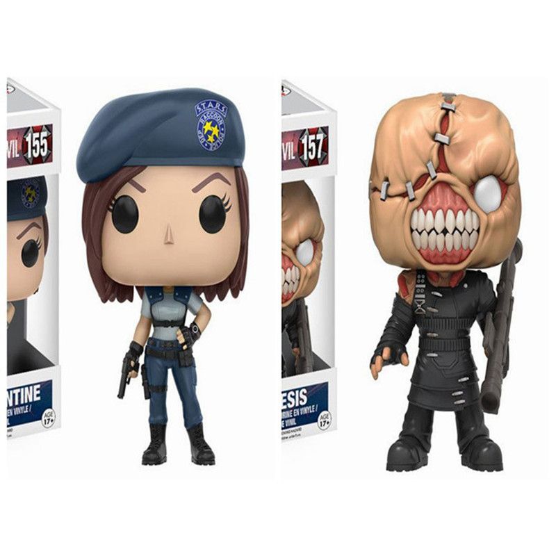 Compra Figura De Acción De Resident Evil Funko Pop Juego Marvel Nemesis Animado Jill Valentine