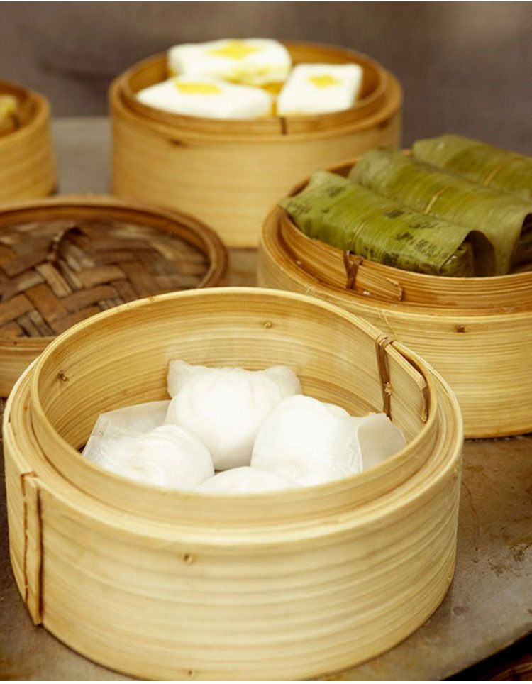 custom bamboo steamer household hand made kitchen tableware set