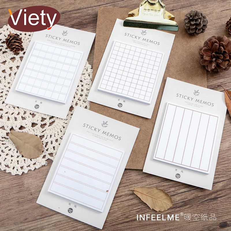 2019 stripe student write memo pad planner sticky note paper sticker how to write office note