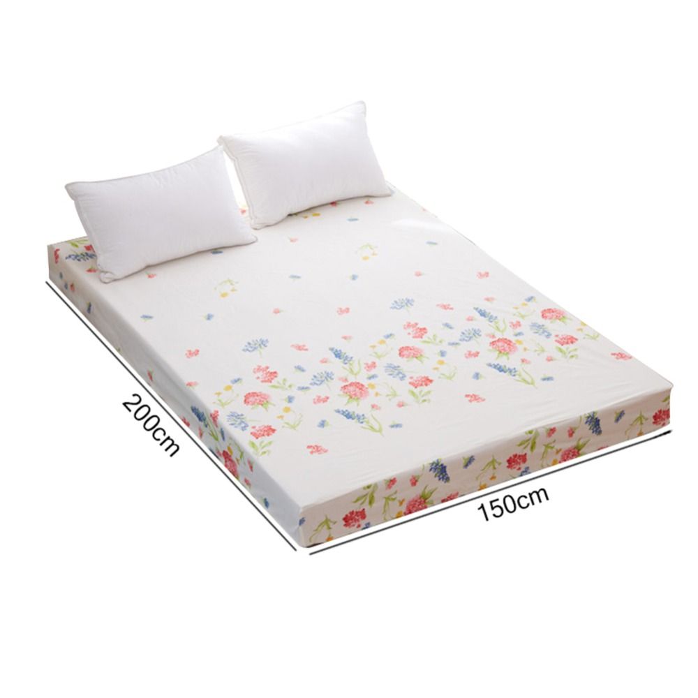 1pc New Reach Fitted Sheet Mattress Cover With All Around Elastic Rubber Band Printed Bed Hot Ing Linens 287709