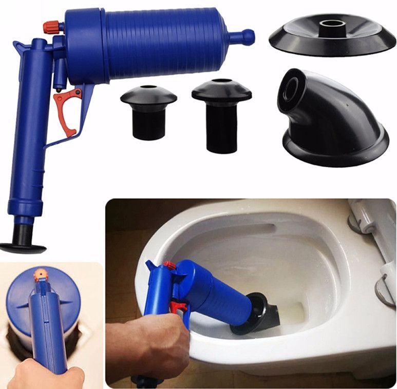 High Pressure Air Drain Pump Plunger Air Power Drain Blaster Pipe Dredge Tools