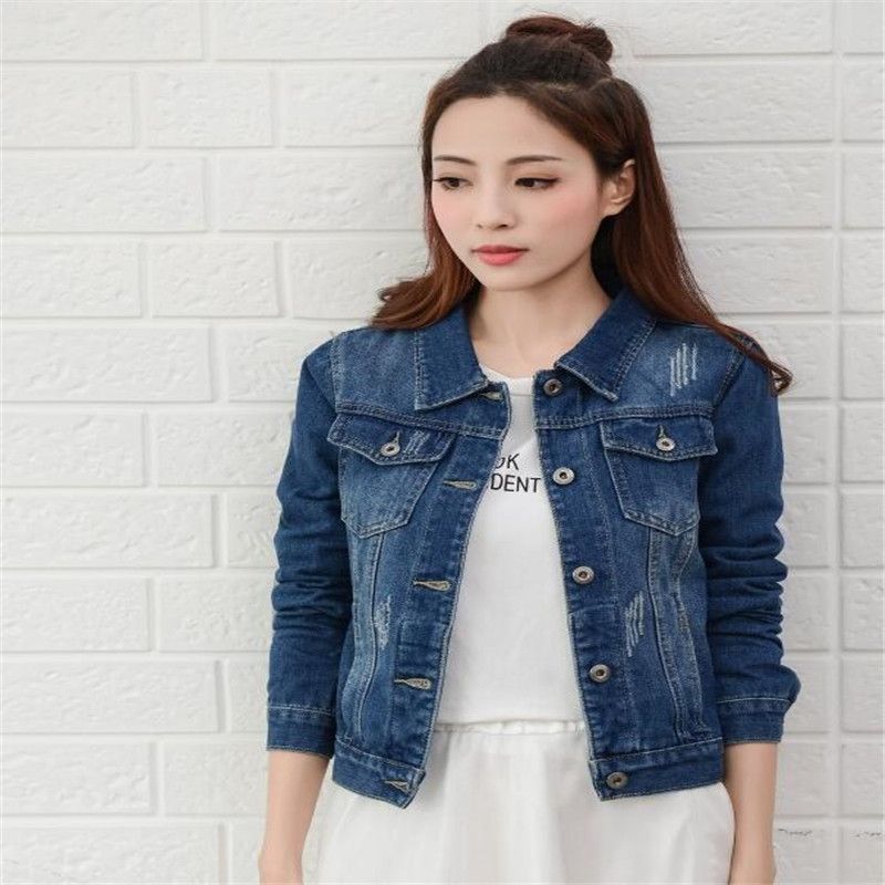 casaco jeans curto