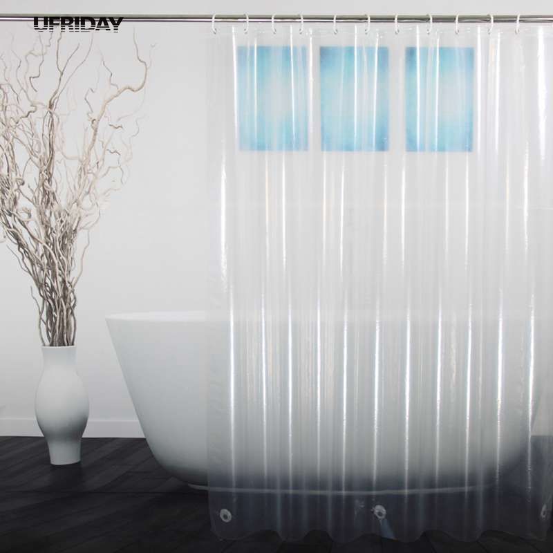 2018 Whole Ufriday Peva Shower Curtain Transpa Liner With 2018 Whole Ufriday Peva Shower Curtain Transpa Liner With Magnets Bottom Waterproof And Mildew Resistant Crystal Clear Bathroom From Hibooth