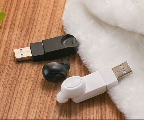 LEORY X17 Wireless Bluetooth Earphone Monaural Earbud USB