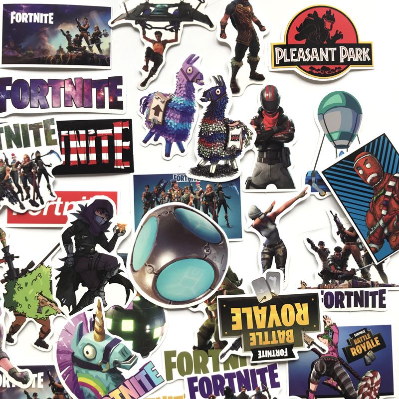 Compre 50 Unids Set Juego Fortnite Graffiti Sticker Personalidad - compre 50 unids set juego fortnite graffiti sticker personalidad equipaje diy pegatinas de dibujos animados pegatinas de pared de pvc bolsa de accesorios
