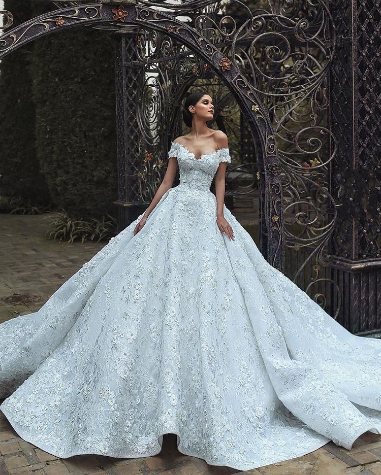 glamorous ball gown wedding dresses