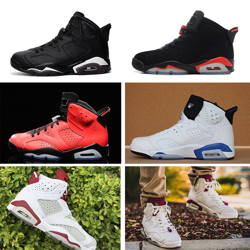 jordan retro 6 schwarz rot