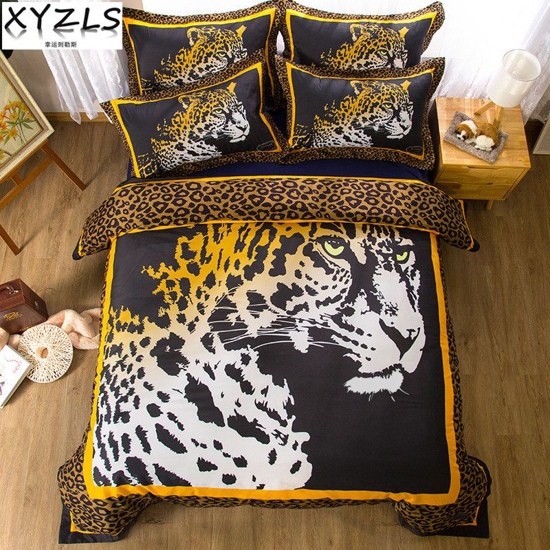 Xyzls Us Au Uk Queen Bedding Set Cotton Leopard Twin Full Bedclothes Xyzls Us Au Uk Queen Bedding Set Cotton Leopard Twin Full Bedclothes Animal King Kit Double Bed Linings Duvet White From Sheiler