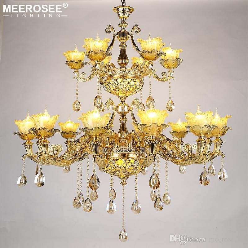 Luxury Crystal Chandelier Light Fixtures Modern Hanging Lamps For Restaurant Foyer Res De Cristal Luminaire