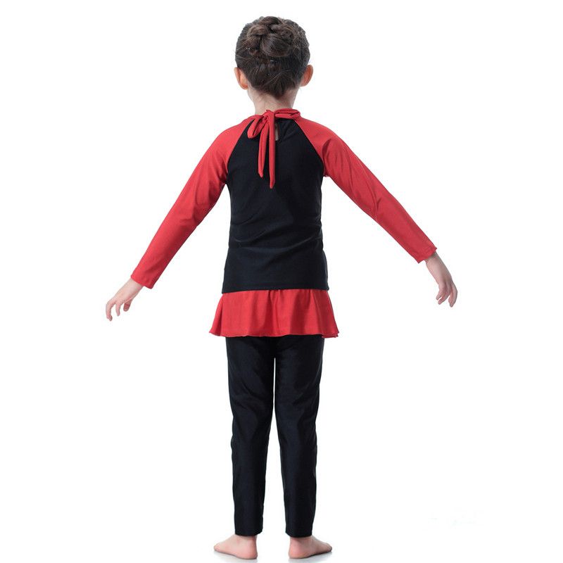 Acheter Maillots De Bain Filles 2018 Nouveau Lslam Hijab Enfants Maillot De Bain Plage Islamique Maillot De Bain Islamique Maillot De Bain Zwemkleding