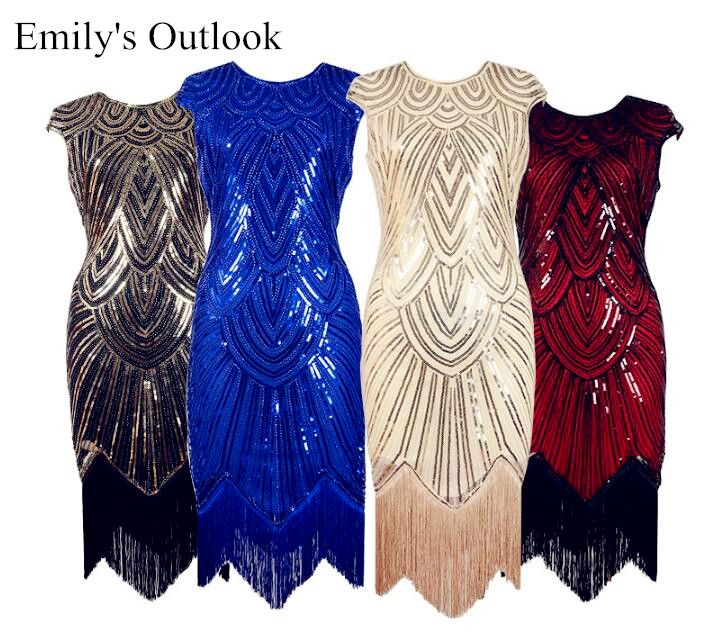 Royal Blue Fringe Dress