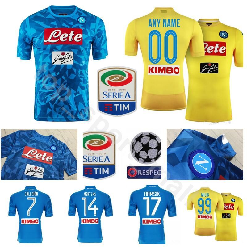 Maglia Home Napoli JOSE' CALLEJON Maglia Home Napoli JOSE' CALLEJON