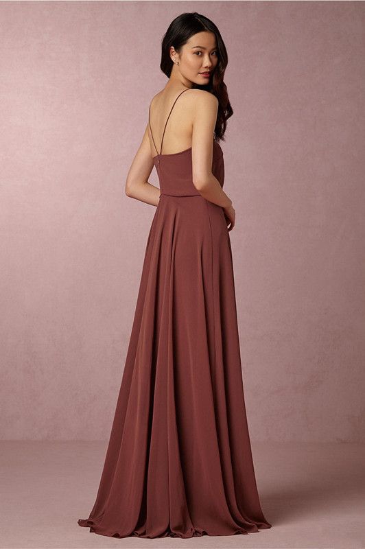 rust red bridesmaid dresses