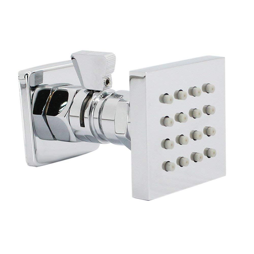 2019 Polished Chrome Brass Massage Jets High Water Pressure 2019 Polished Chrome Brass Massage Jets High Water Pressure Swivel Spouts Shower Faucet Sprayer With Shutoff Valve From Diaolan