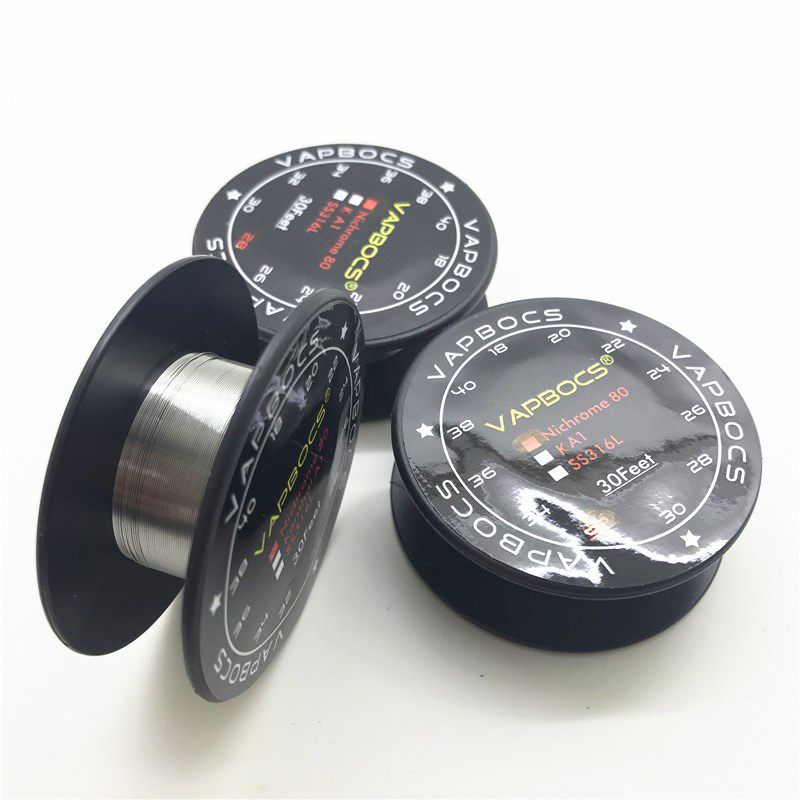 VAPBOCS 30feet 24/26/28/30/32Ga Ni80 Nichrome Wires Electronic