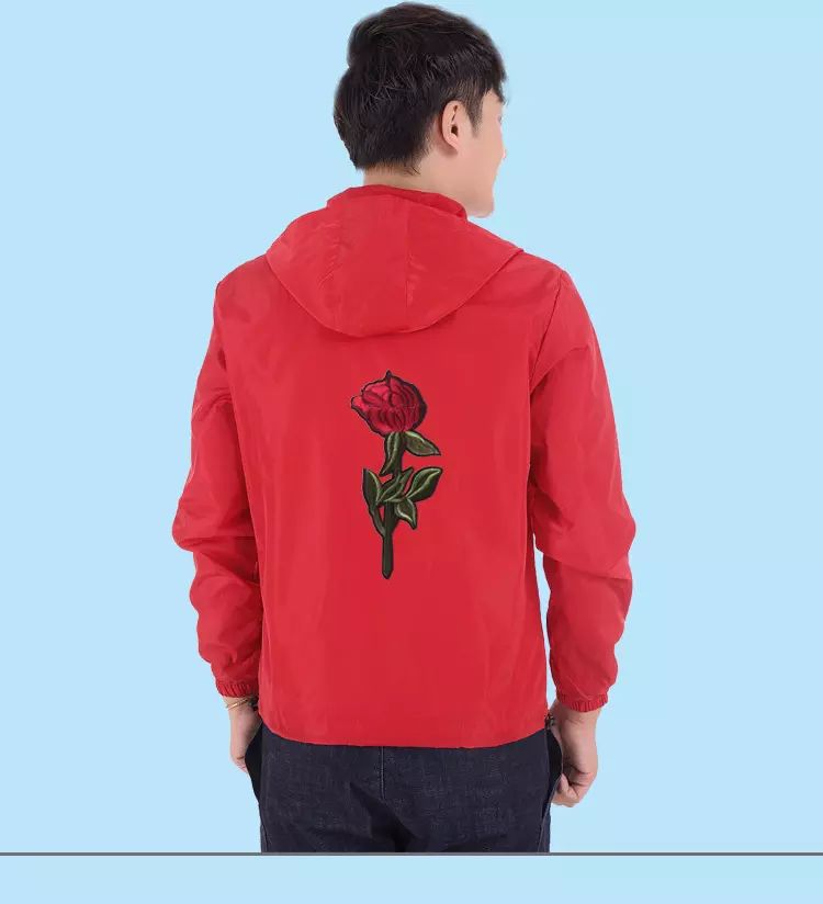 black rose windbreaker