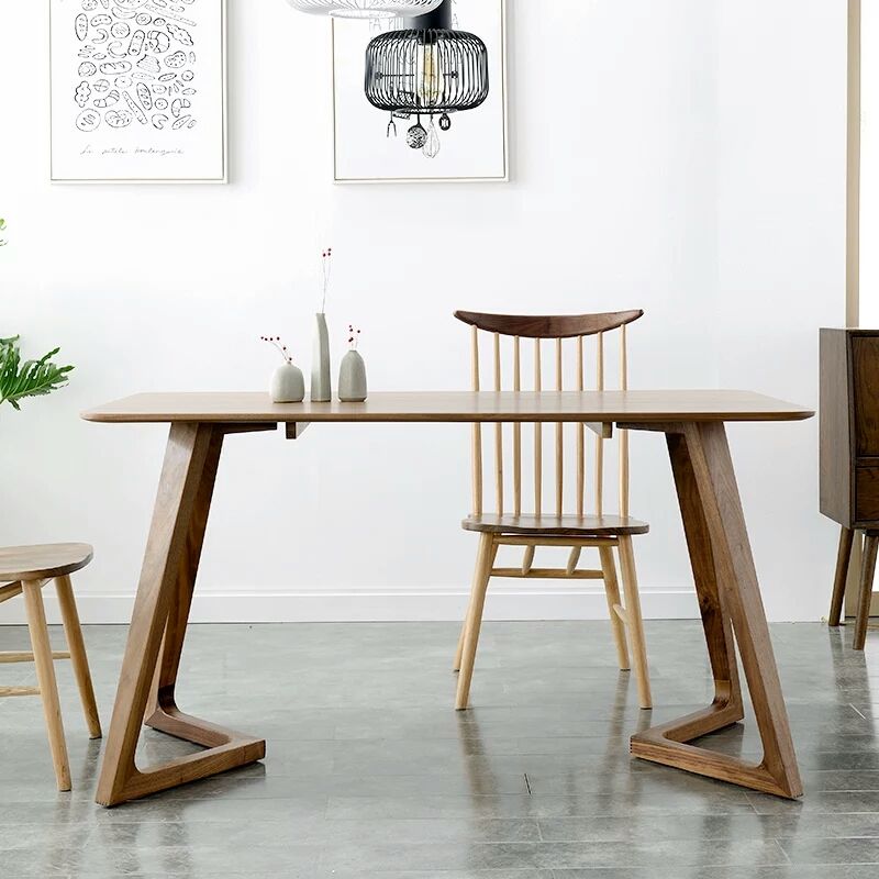 2018 Solid Wood Dining Table Black Walnut Simple Modern 2018 Solid Wood Dining Table Black Walnut Simple Modern Creative Computer Desk Anese Furniture Logs From Loveinhome 557 79 Dhgate Com
