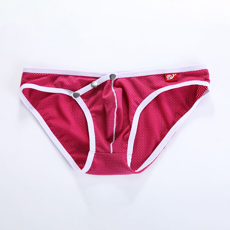 2020 Men Mesh Hole Briefs Comfortable Underwear Sexy Gay Sissy Panties ...