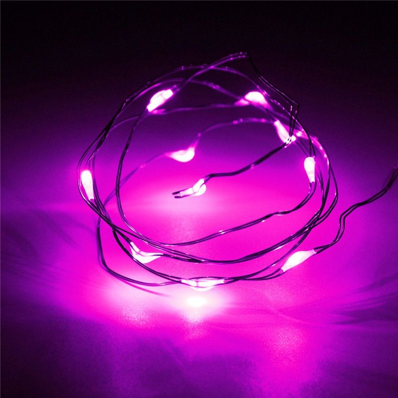 1m Waterproof Led Strings 10 Leds Battery Power Operated Multicolor 1m Waterproof Led Strings 10 Leds Battery Power Operated Multicolor Copper Cable Wire Fairy String Light Party Wedding Decor Outdoor