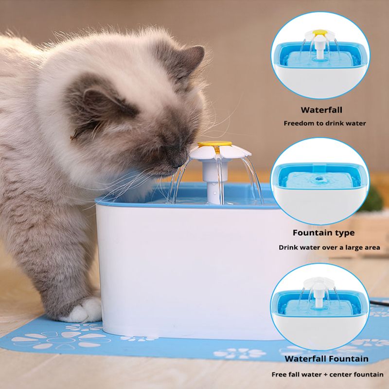 Pet Cat Dogpuppy Kitten Automatic Water Drinking Water Bowl Dish