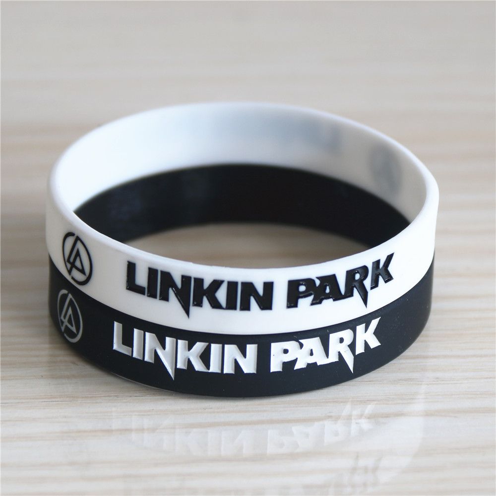 2019 Linkin Park Silicone Wristbands White Black Music Bands For Fans Silicone Bracelets&Bangles Concert Wholesale SH072 From Atunice, $101.27 | DHgate.Com