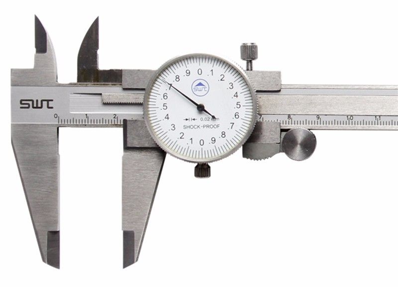 2019 Dial Caliper 8 0 200mm/0.02 Stainless Steel Shock Proof Metric