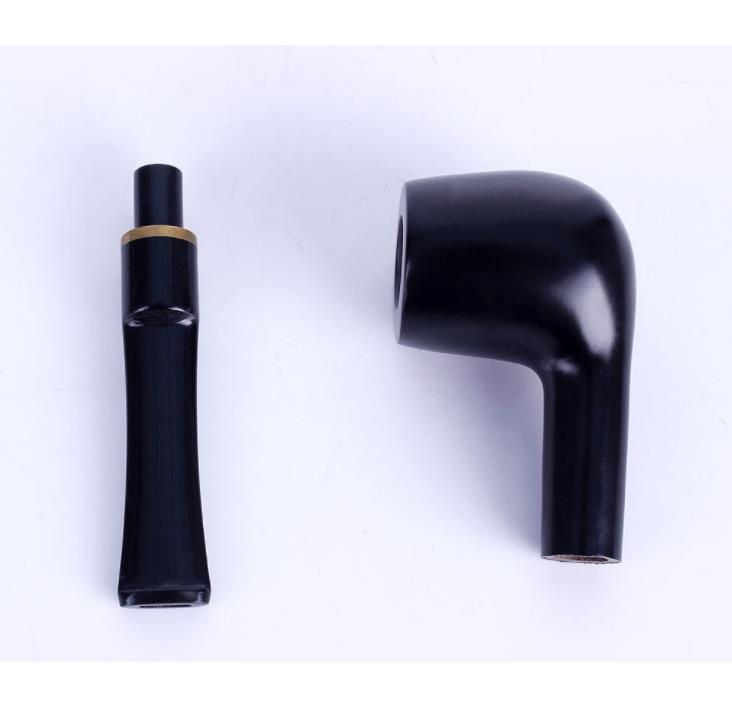 2021 Straight Long Rod Filter Cigarette Holder, Black Ebony, And