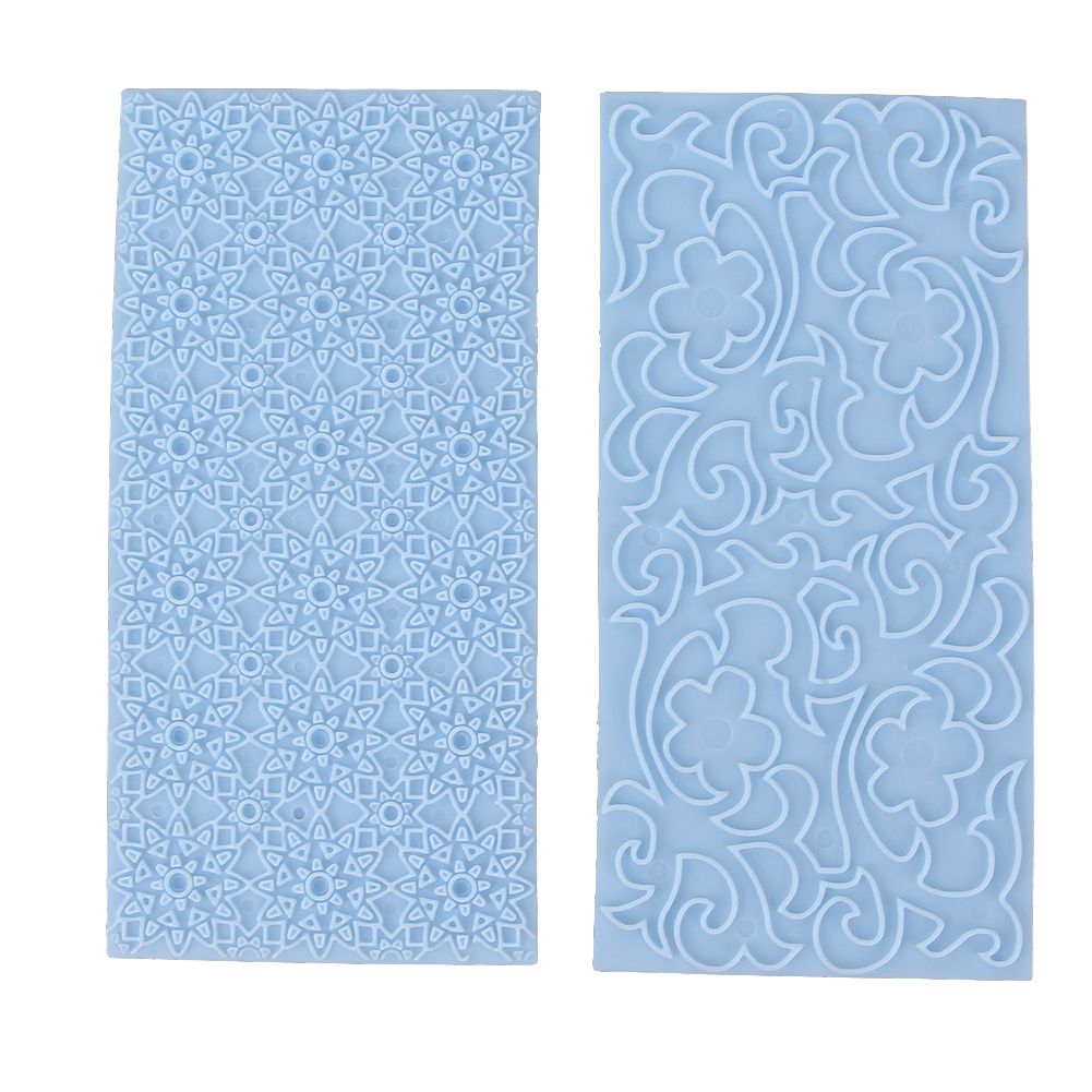 Cake Moulds Gum Paste Impression Mat Fondant Cupcake Cookie Mold