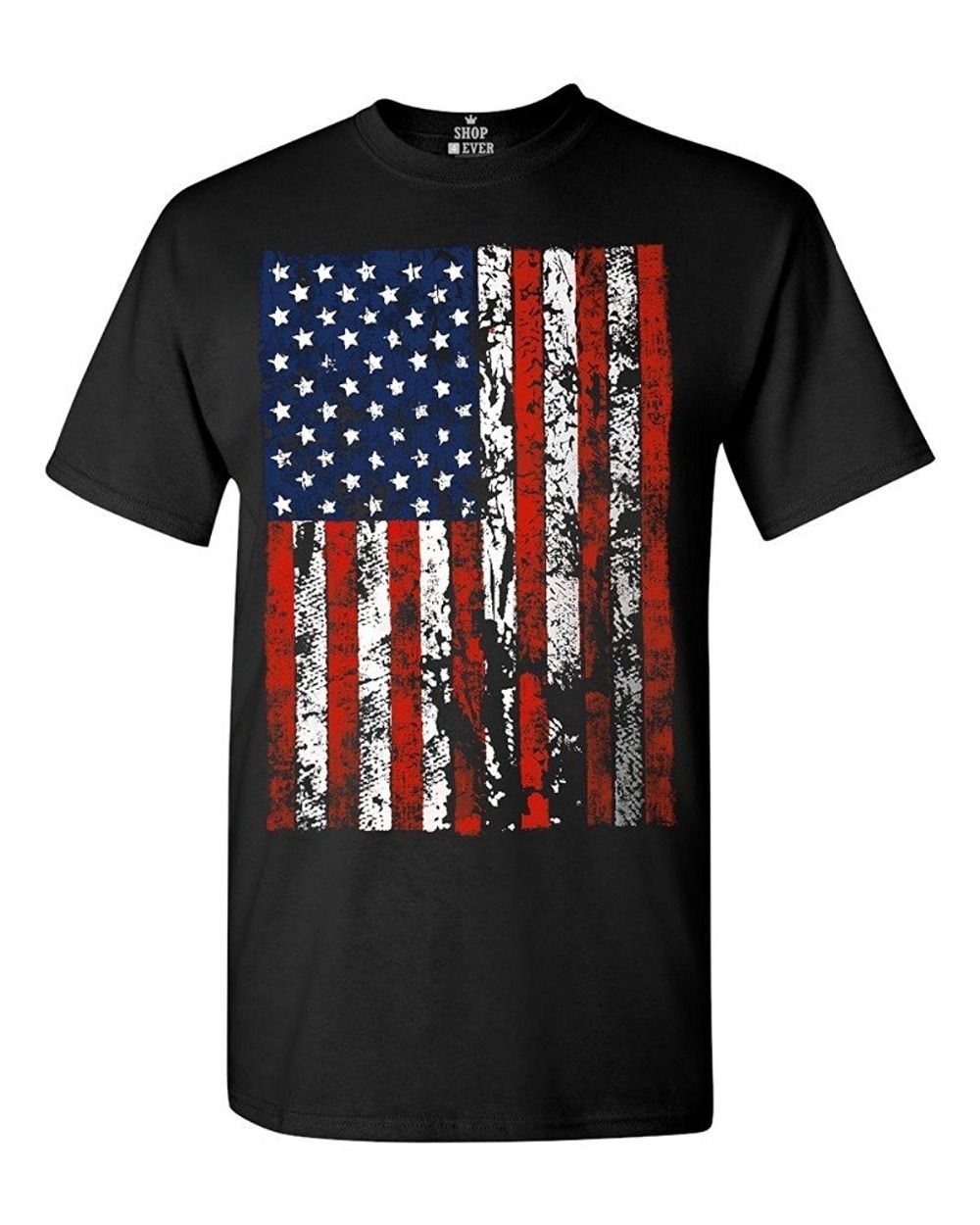 Compre 2018 última Moda Estados Unidos De América Bandera Camiseta