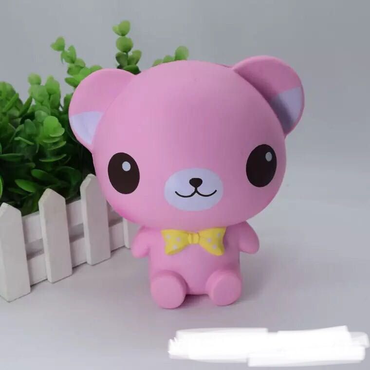 pink bear squishy