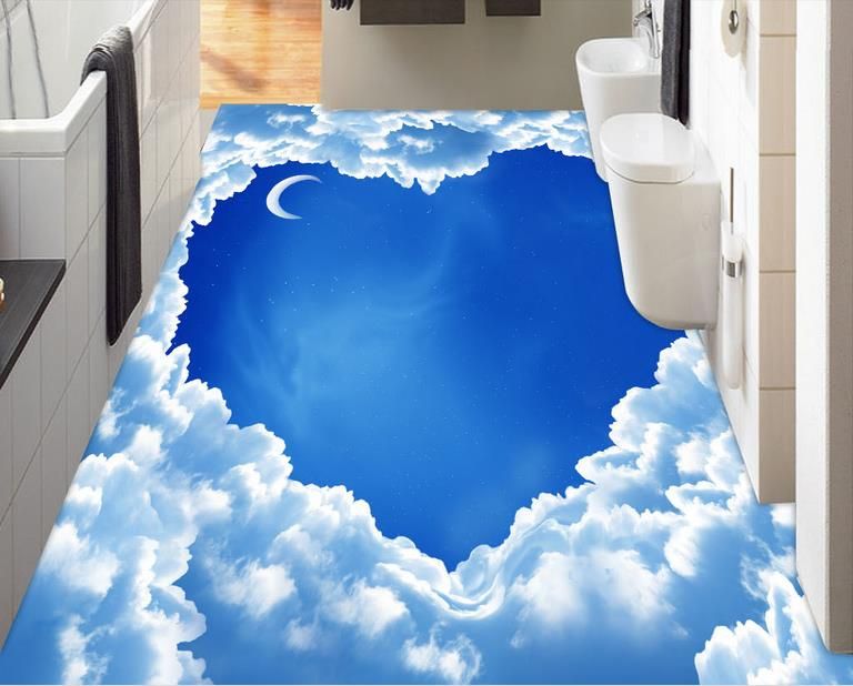 3d Flooring For Living Room And Bedroom 3d Sky Floor Tile