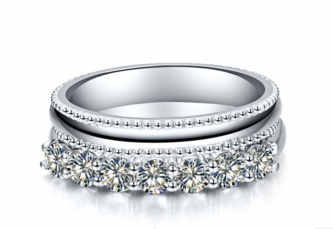 2021 Serrated Style Classic Brand Sterling Silver Ring For Mens