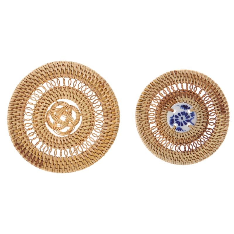 2018 Ootdty Creative Round Rattan Coasters Mat For Cup Placemat Dish 2018 Ootdty Creative Round Rattan Coasters Mat For Cup Placemat Dish Kung Fu Accessory Kitchen Tool From Rudelf 21 62 Dhgate Com