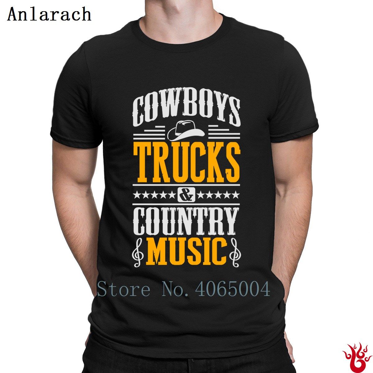 Cowboy Trucks Country Music T Shirt Hip Hop Fashion Custom Tshirt For