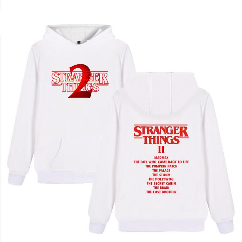 white stranger things sweatshirt