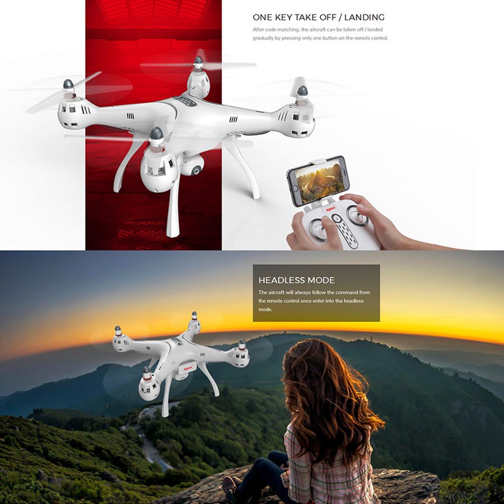 SYMA X8 PRO GPS RC Quadcopter FPV RC Drone With 720p Camera OR H9R 4k ...